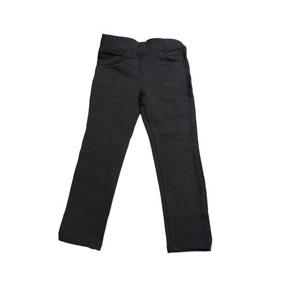 Jumping Beans Jeans Pants Girls Size 3T Black Knit Elastic Waistband Pull on sty - Picture 1 of 5